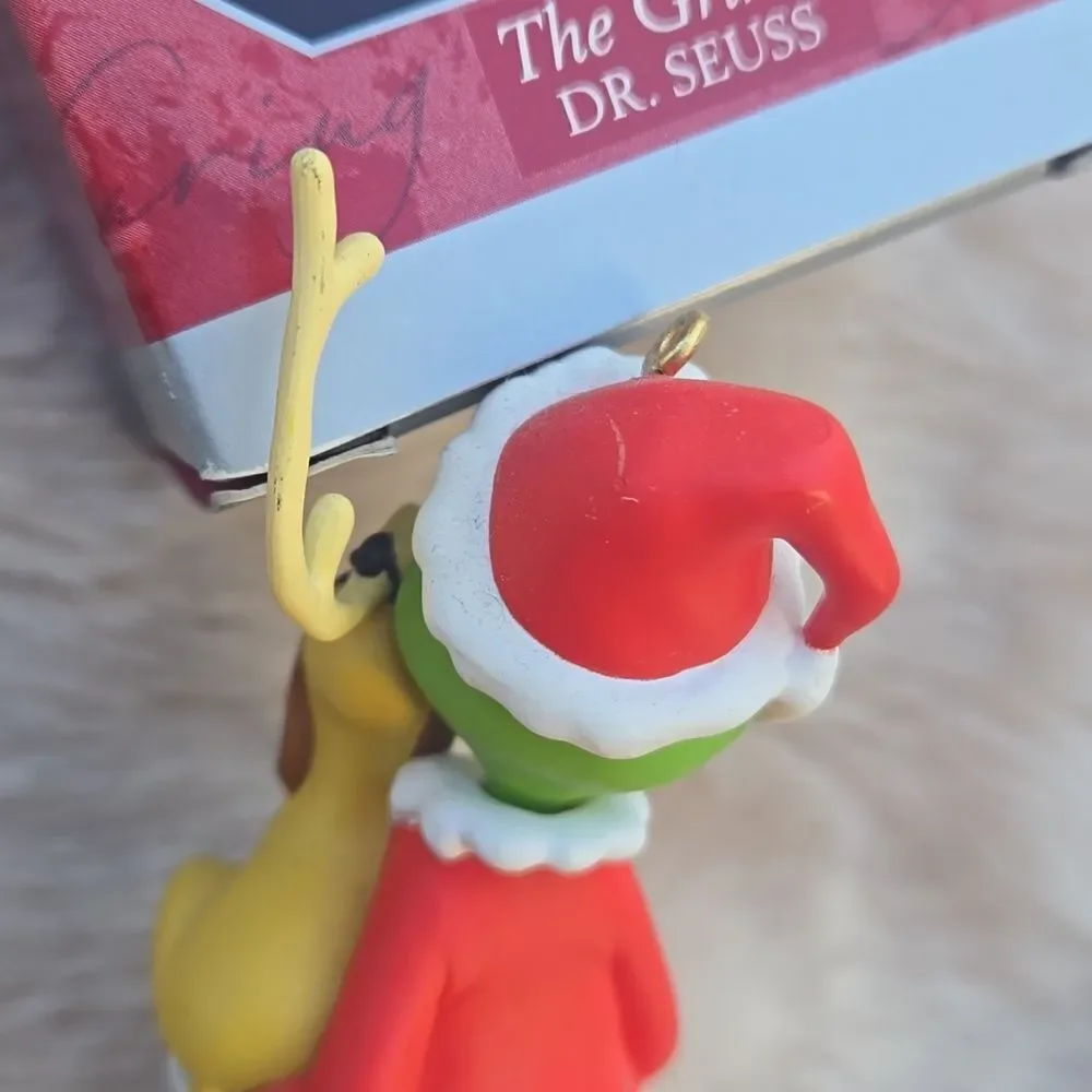 Hallmark Dr. Suess Grinch And Max Ornament, Vintage 1998